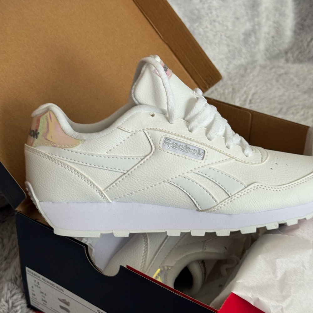 Reebok Rewind Run White Sneakers
